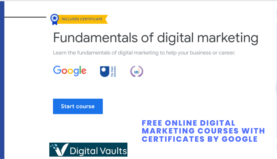 Google online best sale courses free