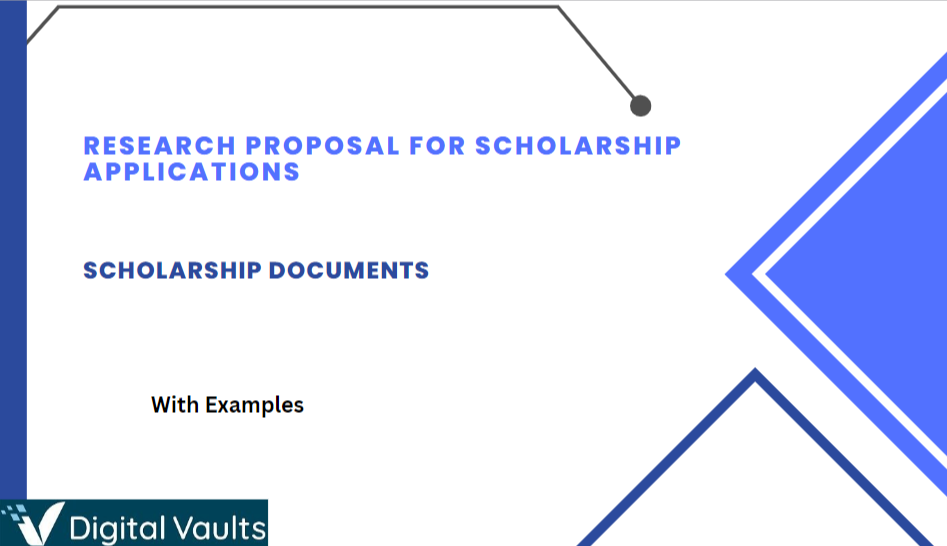 How to  Write Research Proposal For Scholarship Applications? With Examples