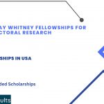 Helen Hay Whitney Fellowships for Postdoctoral Research 2023-2024